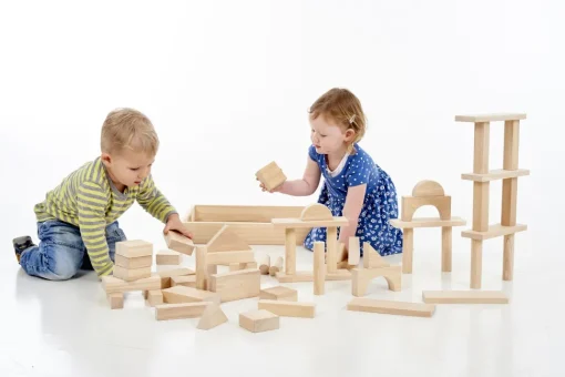 Bloques gigantes de madera natural - TickiT