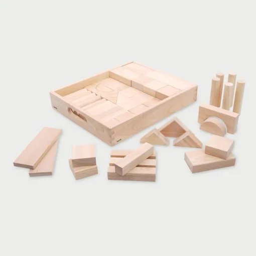 Bloques gigantes de madera natural - TickiT