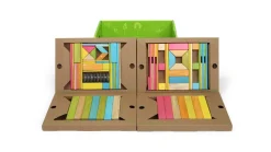 Bloques magnéticos Kit para el aula 90 unidades - Tegu