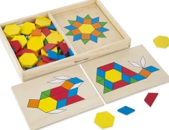 Bloques y tableros con motivos de aprendizaje - Melissa & Doug