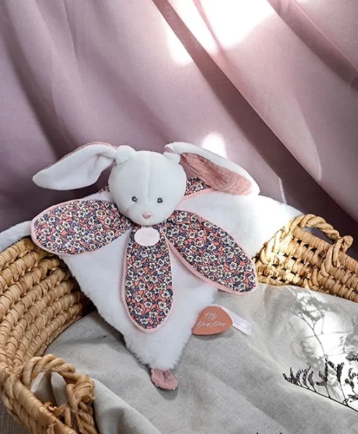 Boh'aime Peluche Conejo rosa - Doudou et Compagnie