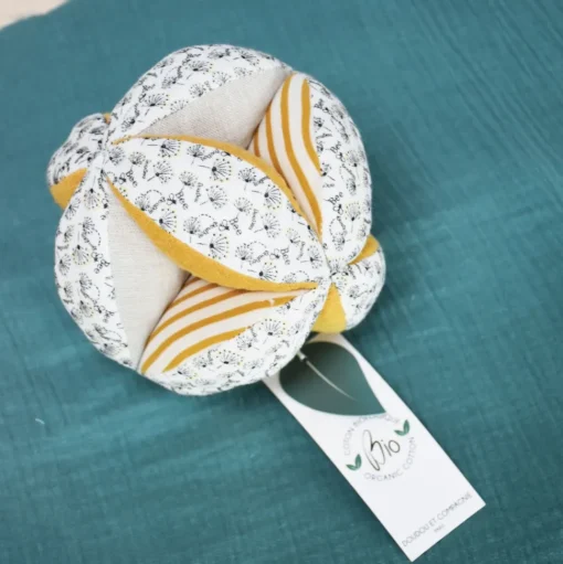 Bola de agarre ecológica de la abeja del polen - Doudou et Compagnie