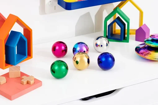 Bolas misteriosas reflectantes de colores - TickiT