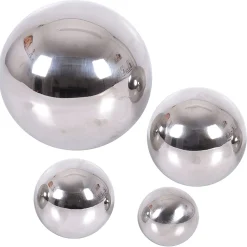 4 bolas reflectantes plateadas - TickiT