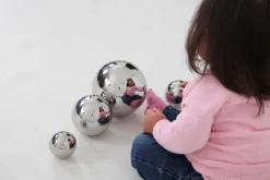 4 bolas reflectantes plateadas - TickiT