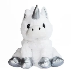 Bolsa de agua caliente de plata de unicornio - Pelucho