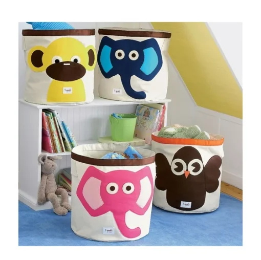 Bolsa de juguete del elefante rosa - 3 Sprouts