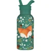 Botella de acero inoxidable 350 ml Crunchy el zorro - Sassi Junior