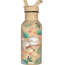 Botella de acero inoxidable 500 ml Gnawy el perezoso - Sassi Junior