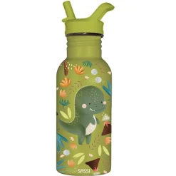 Botella de acero inoxidable 500 ml Cracky el dinosaurio - Sassi Junior