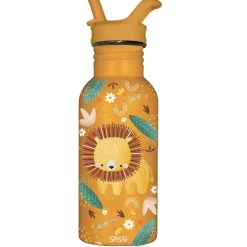 Botella de acero inoxidable 500 ml Chompy el león - Sassi Junior