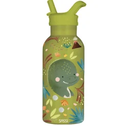 Botella de acero inoxidable 350 ml Cracky el dinosaurio - Sassi Junior