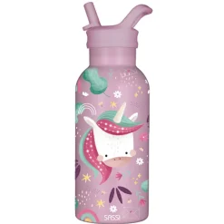 Botella de acero inoxidable 350 ml Sparkly el unicornio - Sassi Junior