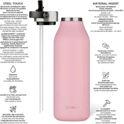 Botella isotérmica 2.0 rosa 1,5L - Les Artistes Paris