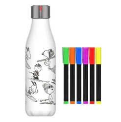 Botella isotérmica para colorear Snoopy 500ml - Les Artistes Paris