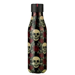 Botella isotérmica rosas y calaveras 500ml - Les Artistes Paris