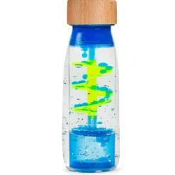 Botella sensorial Move Espiral azul - Petit Boum