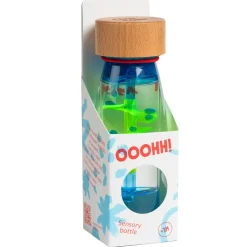 Botella sensorial Move Espiral azul - Petit Boum