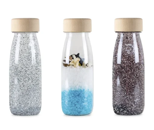 3 Botellas sensoriales Hielo - Petit Boum