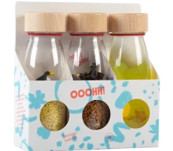 3 Botellas Sensoriales Tropicales - Petit Boum