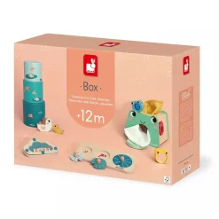 Box juguetes sensoriales 12 meses - Janod
