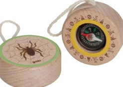 Brújula de madera para arañas - Goki