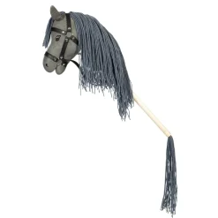 Caballo de palo boca abierta gris - ByAstrup