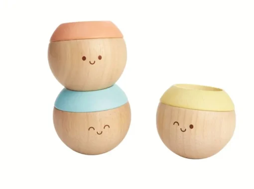 Cabezas sensoriales color pastel - Plan Toys
