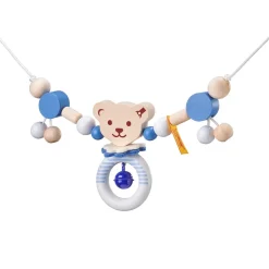 Cadenita de cochecito oso Steiff azul - Selecta