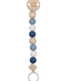 Cadenita porta chupete estrella azul - Goki