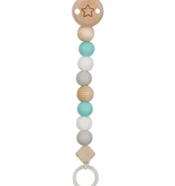 Cadenita porta chupete estrella turquesa - Goki