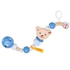 Cadenita porta chupete oso Steiff azul - Selecta