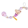 Cadenita porta chupete oso Steiff rosa - Selecta
