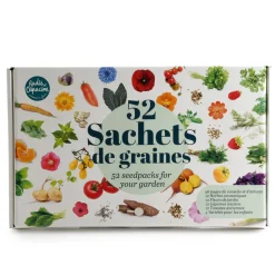 Caja 52 paquetes de semillas - Radis et Capucine