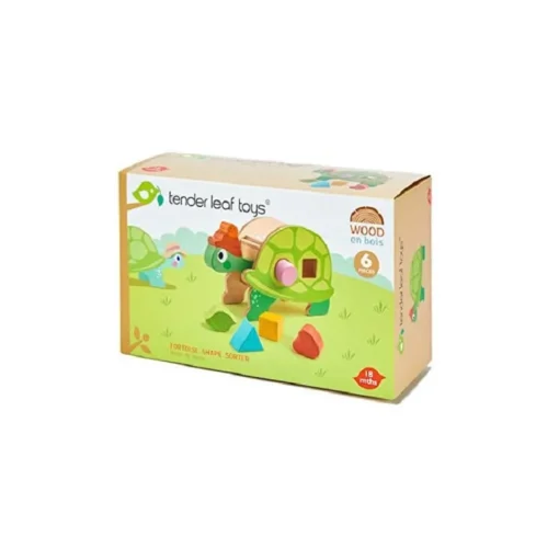 Caja con forma de tortuga - Tender Leaf Toys