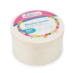 Caja de 600 perlas de madera - New Classic Toys