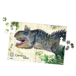 Caja de 3 puzzles y carteles de dinosaurios - Vilac
