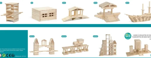 Caja de 1000 tablones de madera - Sapin Malin
