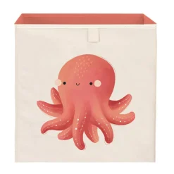 Caja de almacenamiento cuadrada Slurpy el pulpo - Sassi Junior