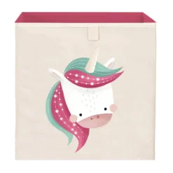 Caja de almacenamiento cuadrada Sparkly el unicornio - Sassi Junior