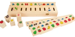 Caja de clasificación de imágenes multicolore Small Foot Compagny