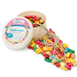 Caja de cuentas de madera - 100 gr. - New Classic Toys