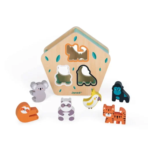 Caja de formas Animales de madera - Janod