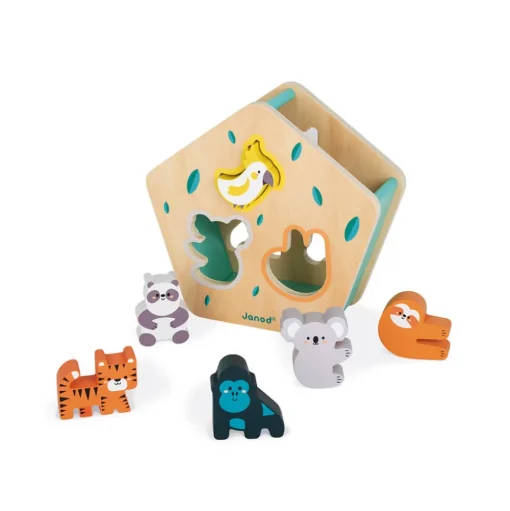 Caja de formas Animales de madera - Janod
