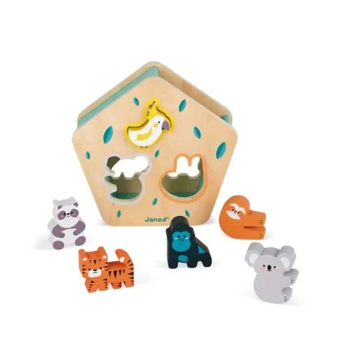 Caja de formas Animales de madera - Janod