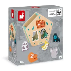 Caja de formas Animales de madera - Janod