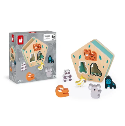 Caja de formas Animales de madera - Janod