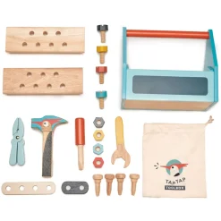 Caja de herramientas de madera Tap Tap - Tender Leaf Toys