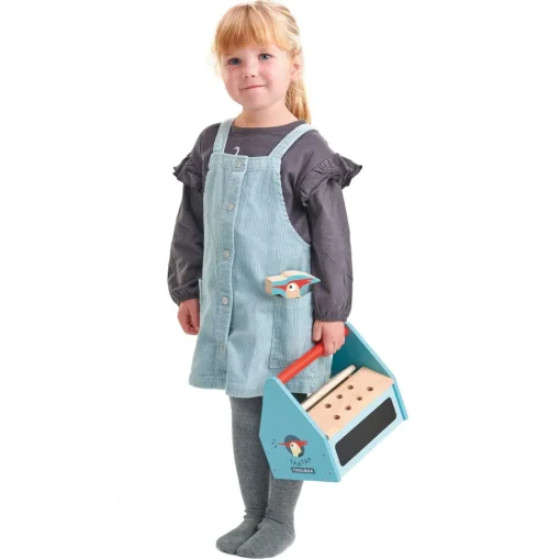 Caja de herramientas de madera Tap Tap - Tender Leaf Toys