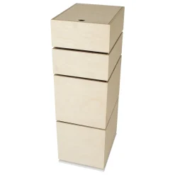 Caja de juguetes de carrusel - 4 cajas - In2wood